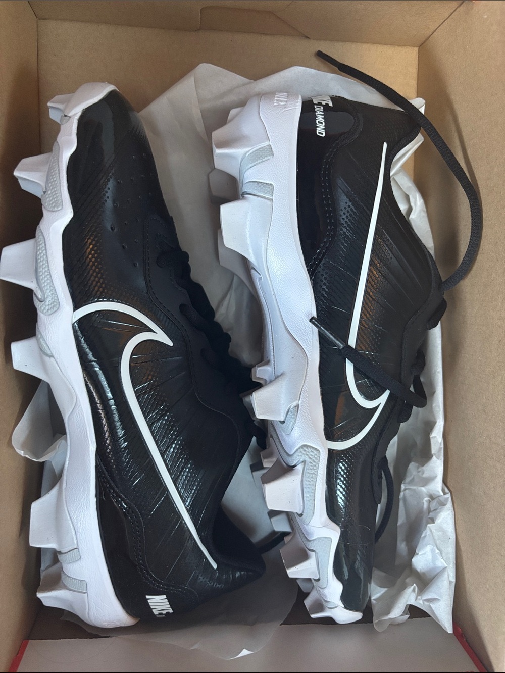 Nike Women’s Black and White Athletic Cleats